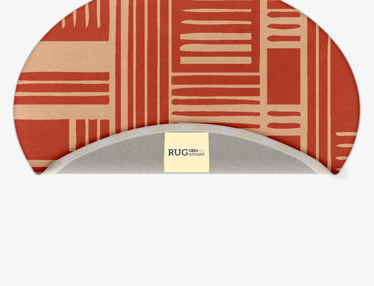 Schema Kid Oval Hand Tufted Pure Wool Custom Rug by Rug Artisan