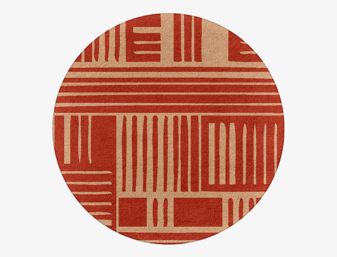 Schema Kid Round Hand Tufted Pure Wool Custom Rug by Rug Artisan