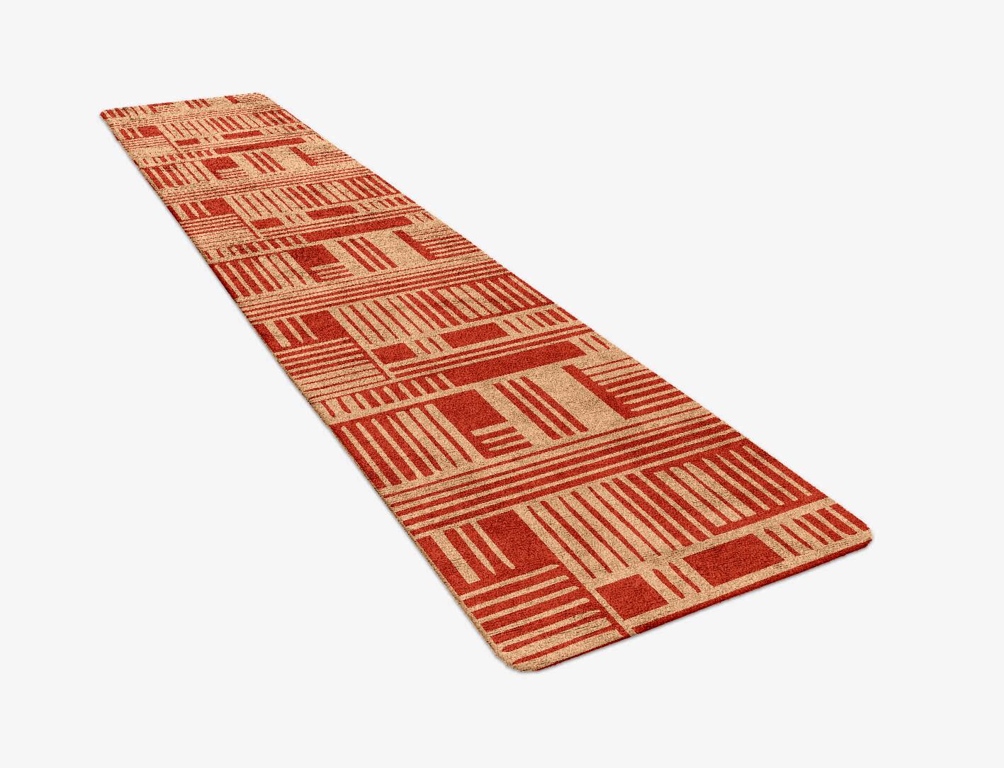 Schema Kid Runner Hand Tufted Bamboo Silk Custom Rug by Rug Artisan