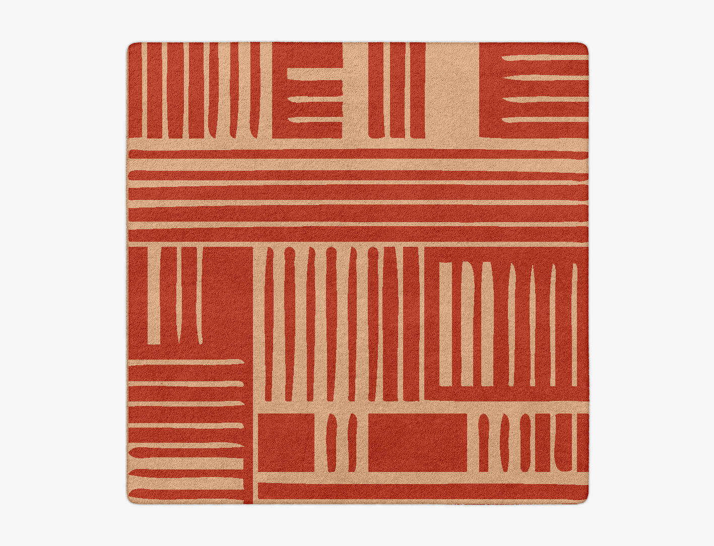 Schema Kid Square Hand Tufted Pure Wool Custom Rug by Rug Artisan