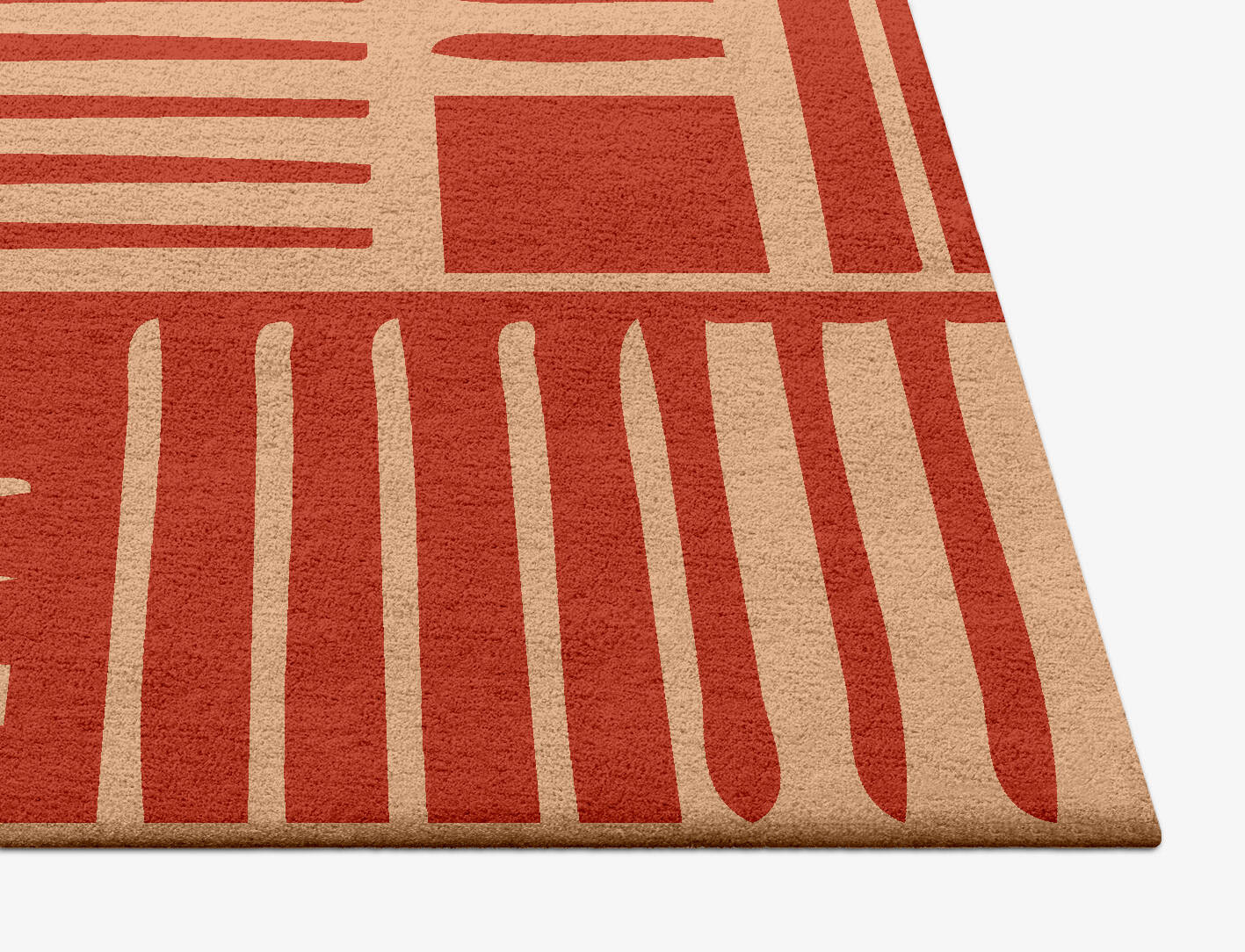 Schema Kid Square Hand Tufted Pure Wool Custom Rug by Rug Artisan