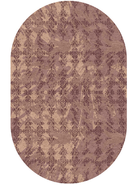 Scrolling Damask Vintage Capsule Hand Knotted Tibetan Wool Custom Rug by Rug Artisan
