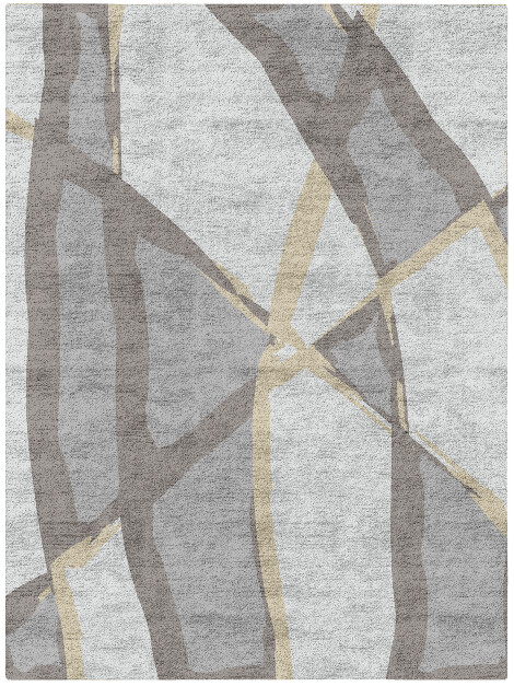 Scumble Modern Art Rectangle Hand Tufted Bamboo Silk Custom Rug by Rug Artisan