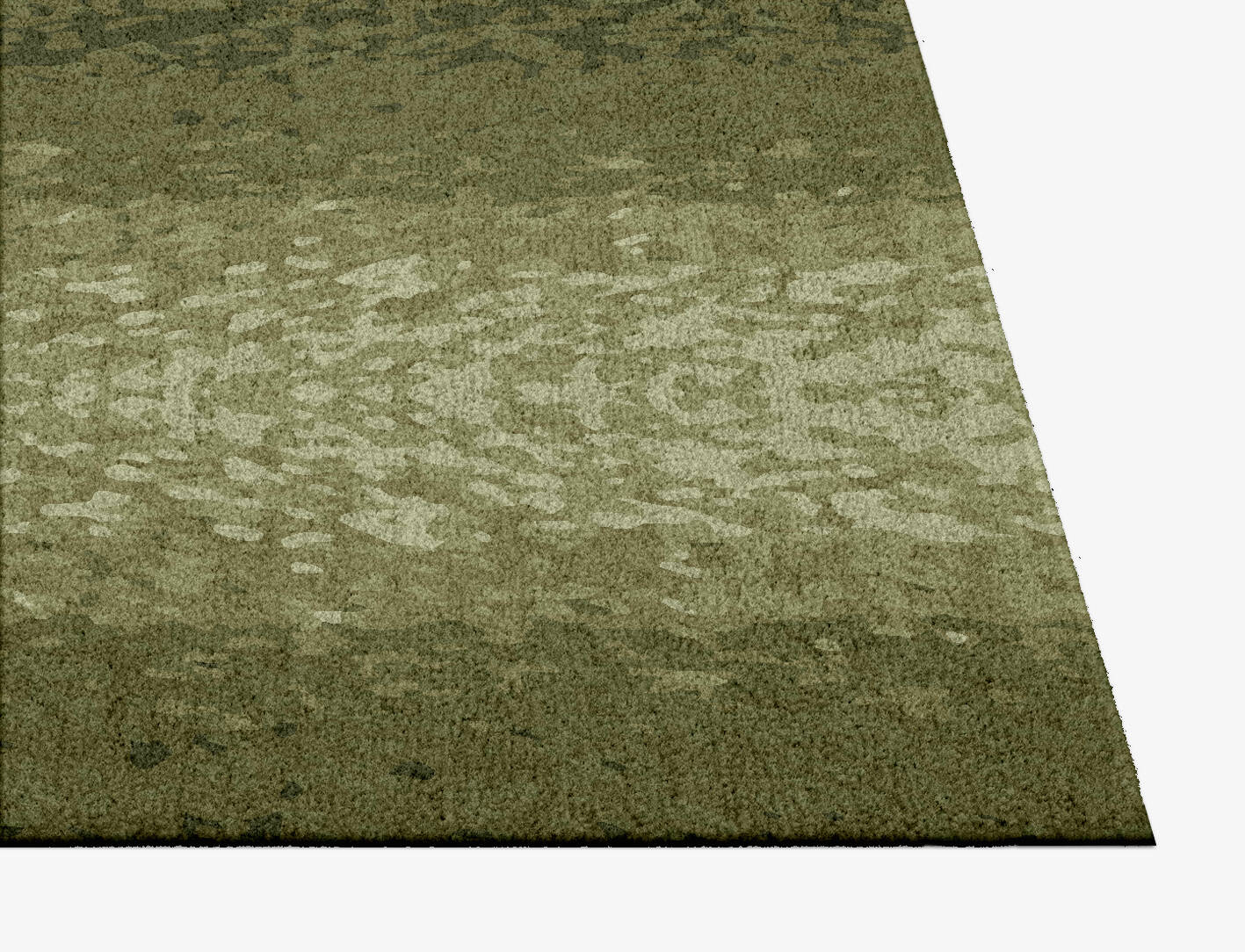 Sea Shell Gradation Square Hand Knotted Tibetan Wool Custom Rug by Rug Artisan