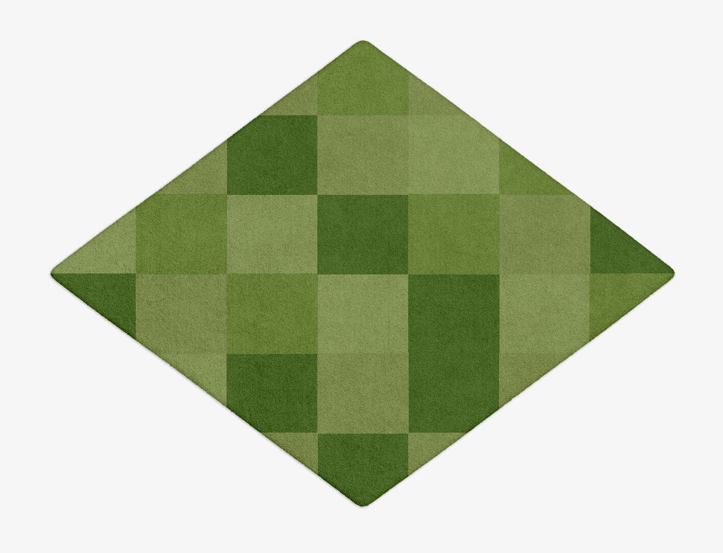 Seahorse Geometric Diamond Hand Tufted Pure Wool Custom Rug by Rug Artisan