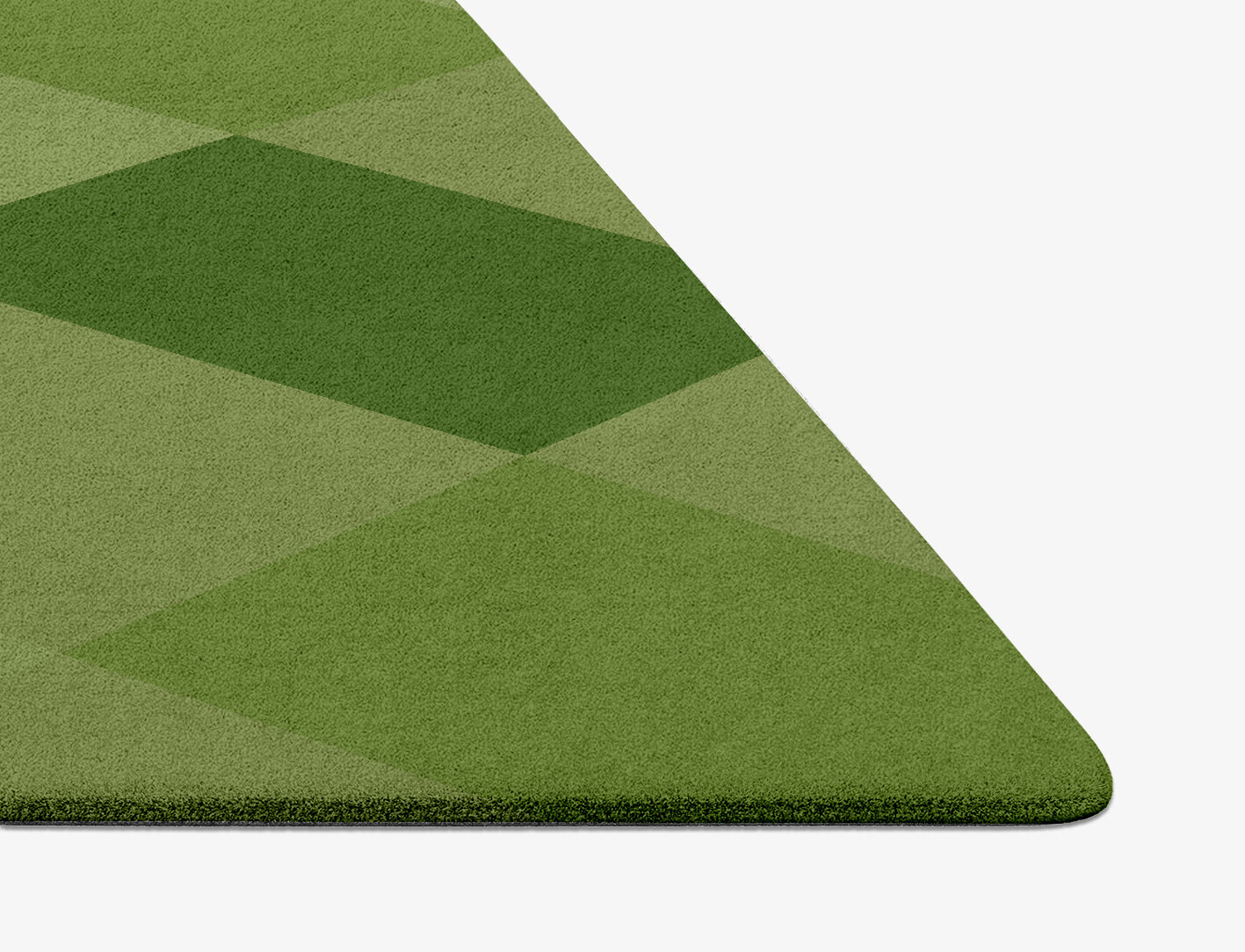 Seahorse Geometric Diamond Hand Tufted Pure Wool Custom Rug by Rug Artisan