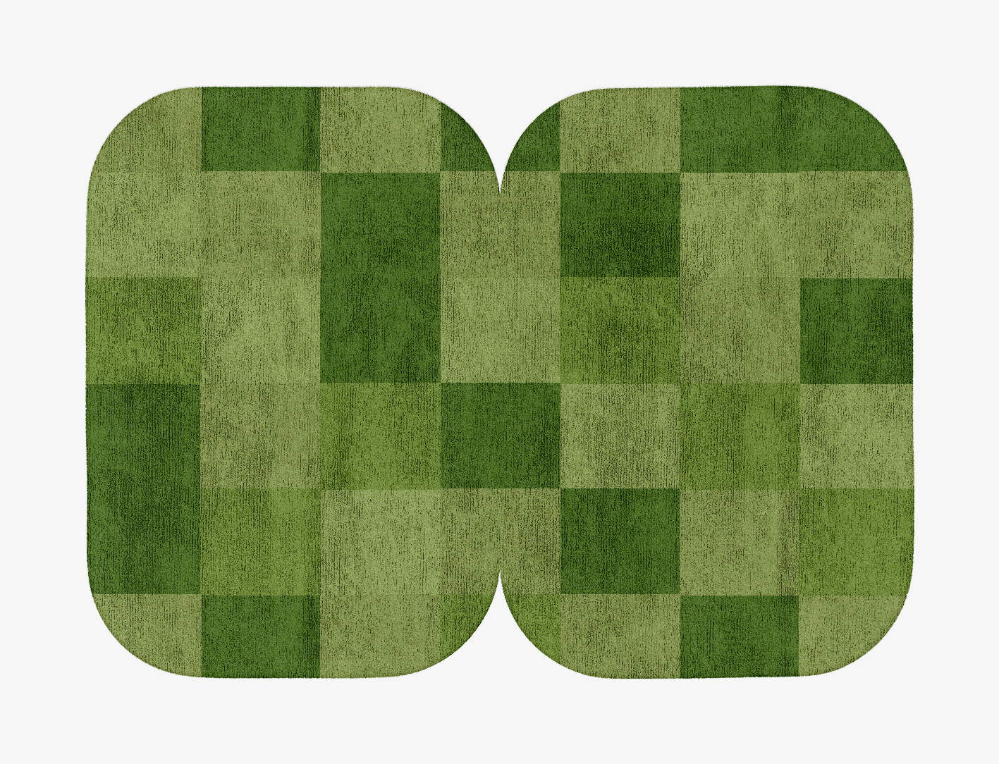 Seahorse Geometric Eight Hand Tufted Bamboo Silk Custom Rug by Rug Artisan