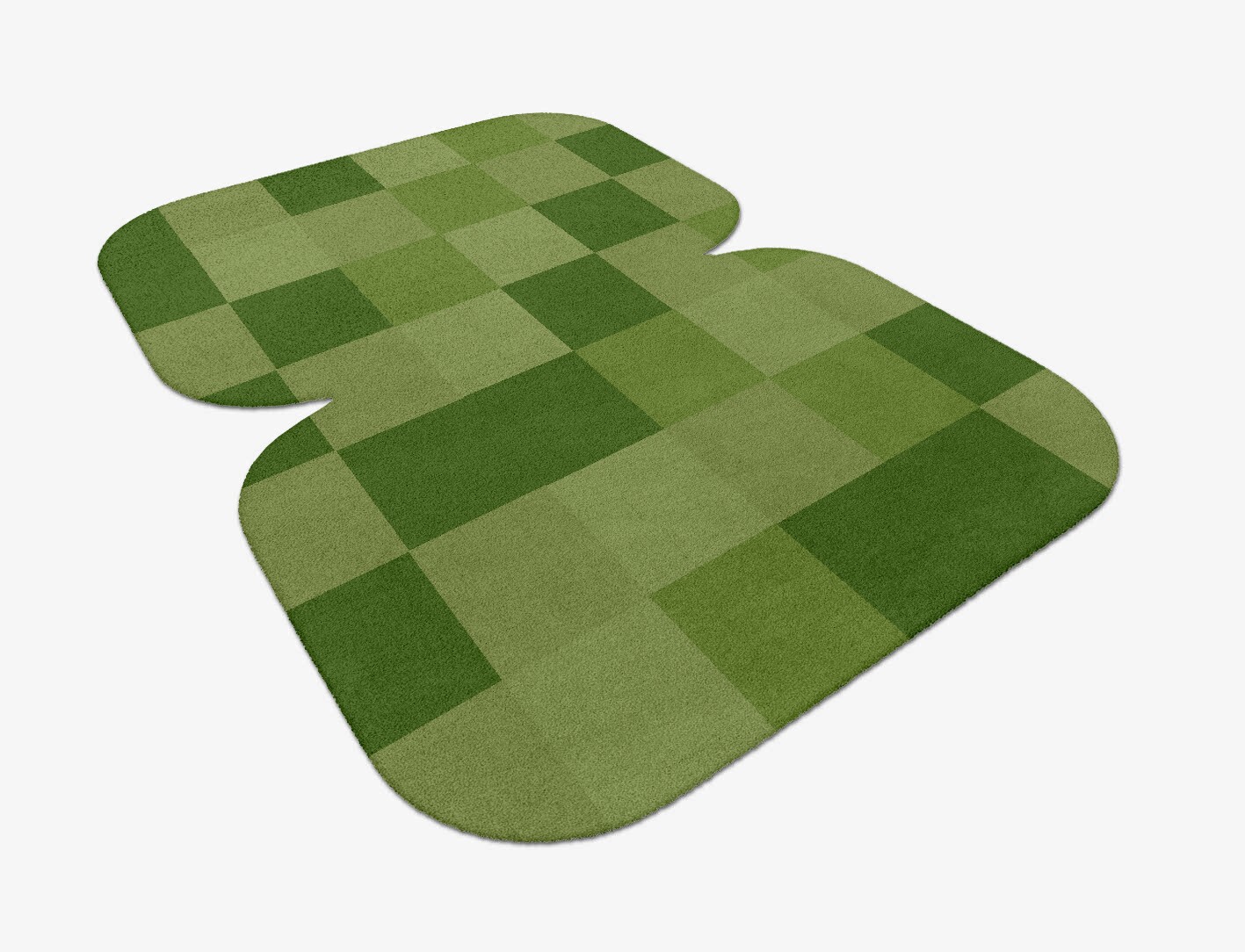 Seahorse Geometric Eight Hand Tufted Pure Wool Custom Rug by Rug Artisan