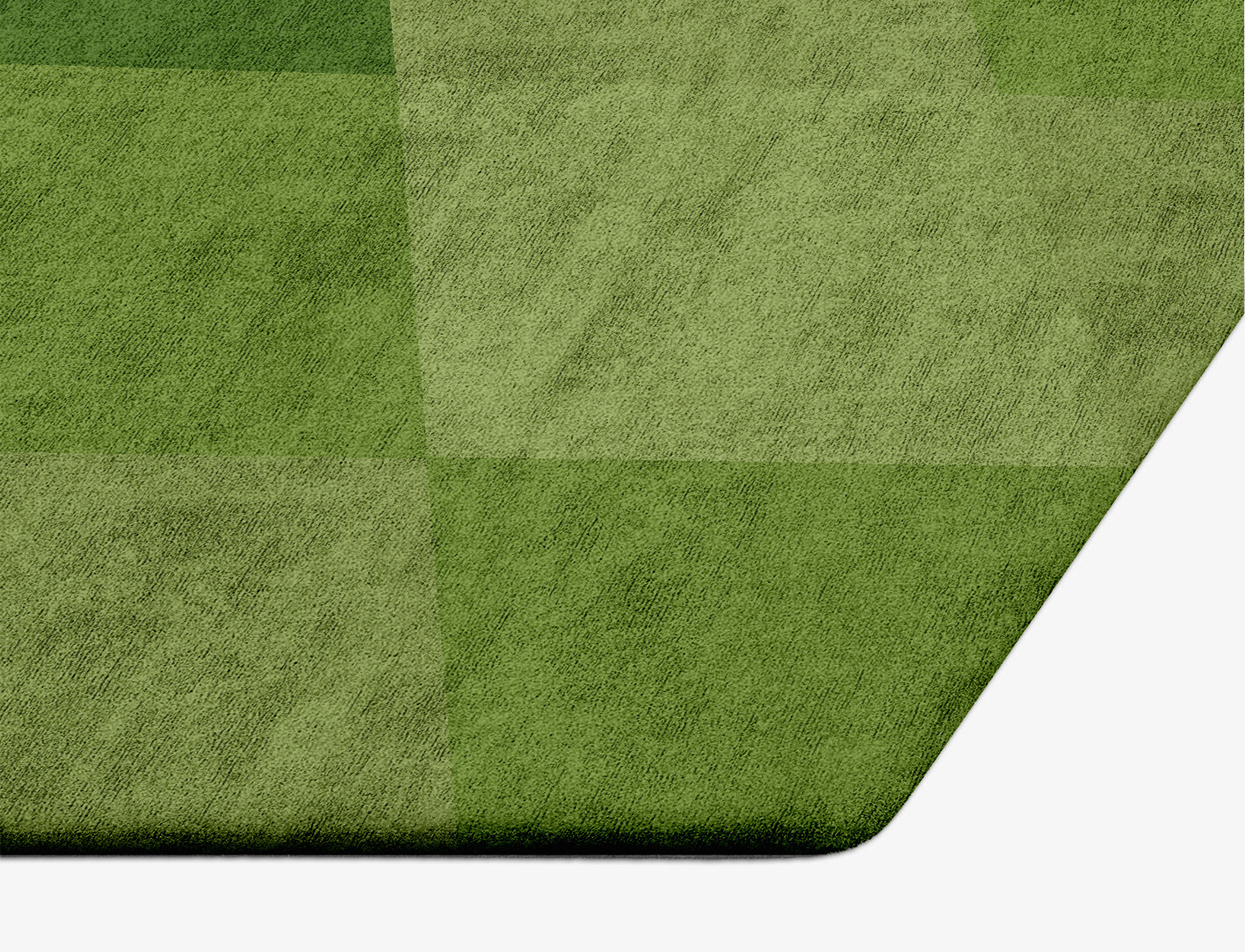 Seahorse Geometric Hexagon Hand Tufted Bamboo Silk Custom Rug by Rug Artisan
