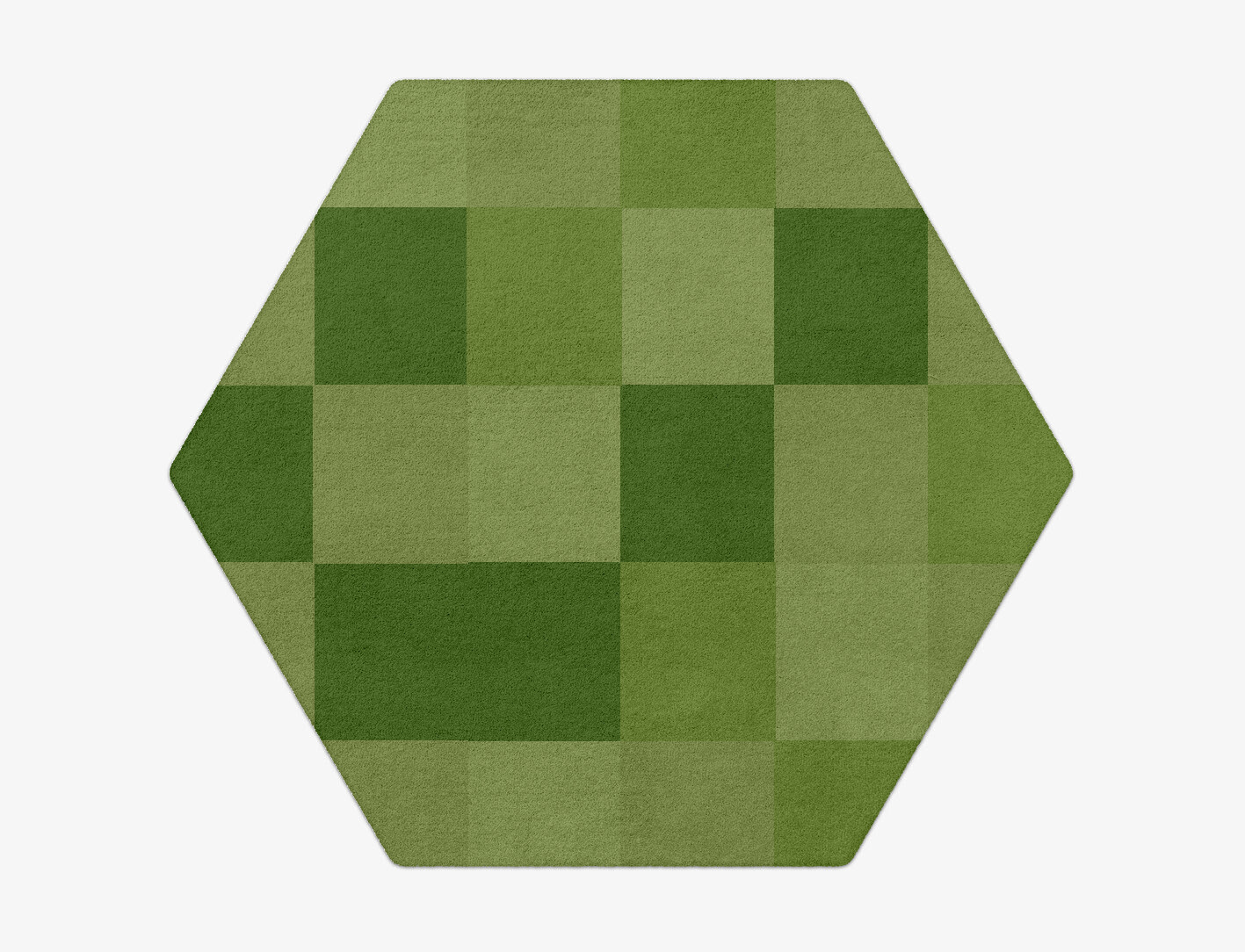 Seahorse Geometric Hexagon Hand Tufted Pure Wool Custom Rug by Rug Artisan