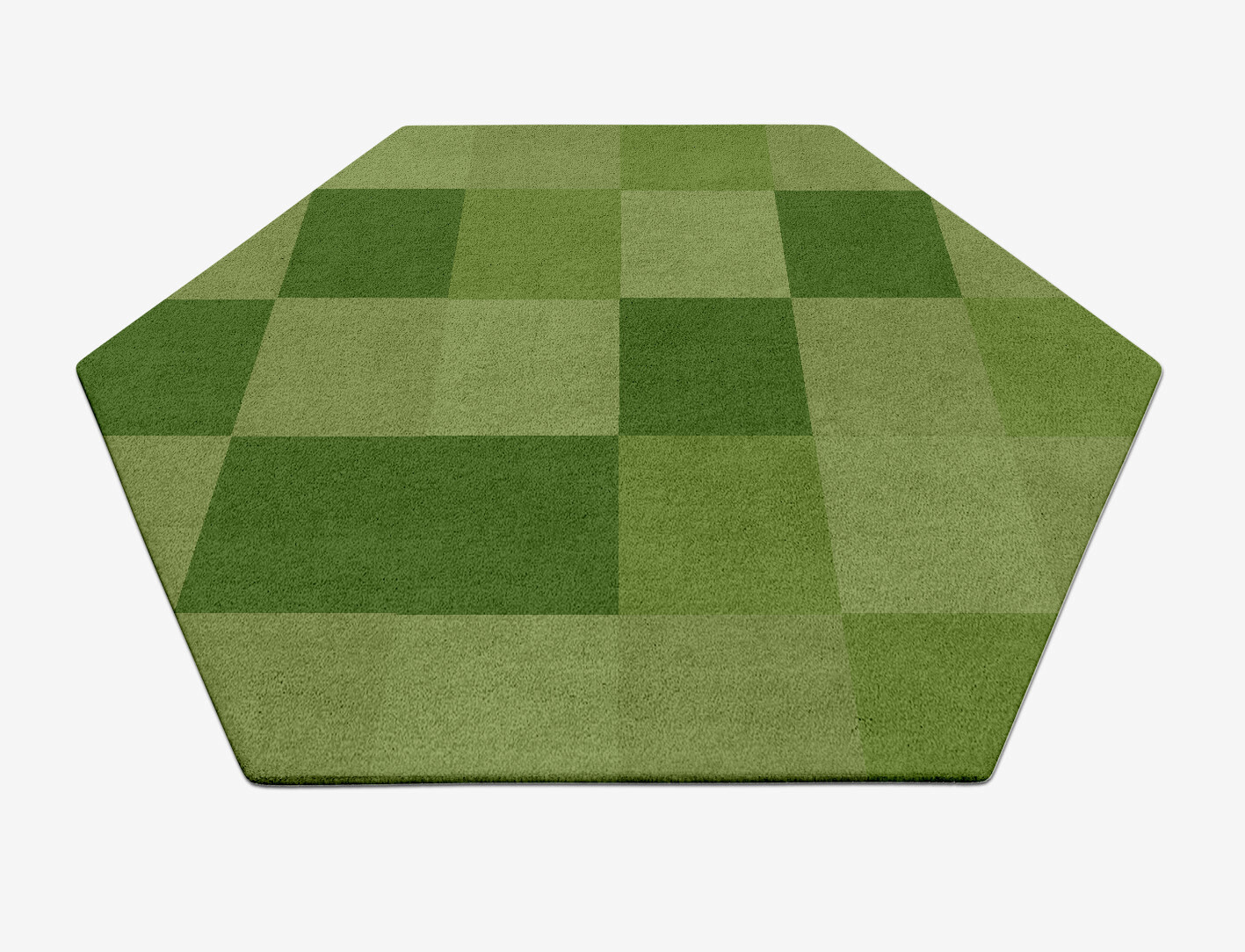 Seahorse Geometric Hexagon Hand Tufted Pure Wool Custom Rug by Rug Artisan