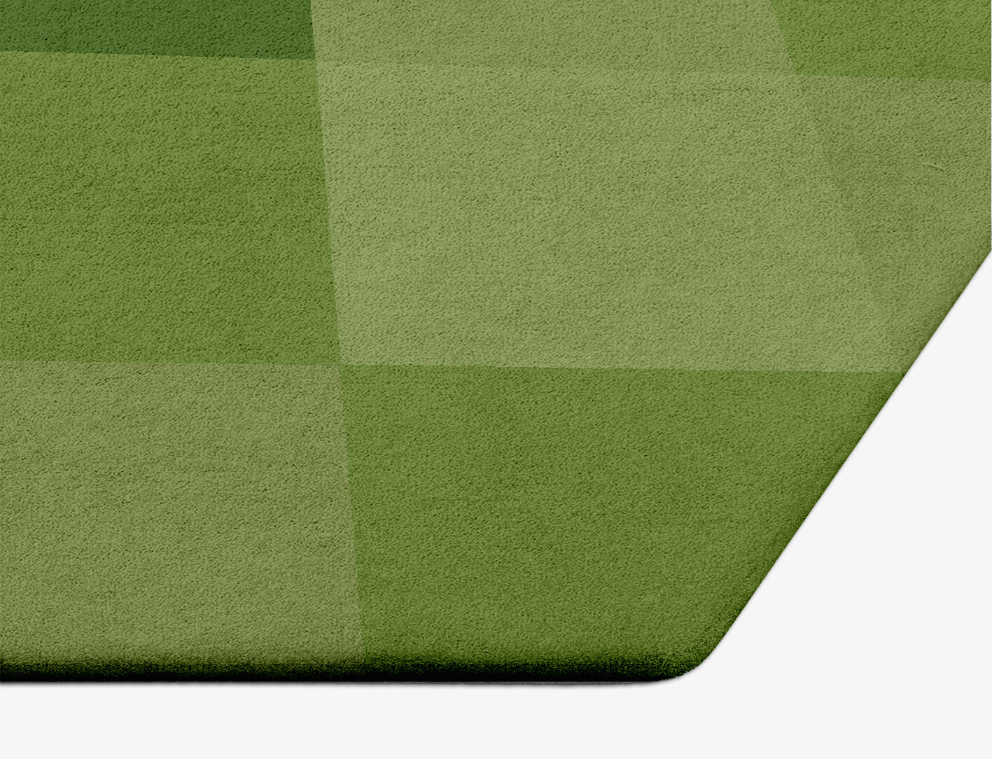 Seahorse Geometric Hexagon Hand Tufted Pure Wool Custom Rug by Rug Artisan