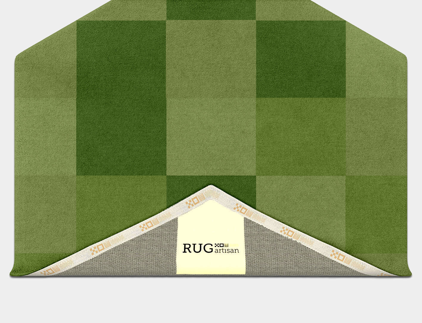 Seahorse Geometric Hexagon Hand Tufted Pure Wool Custom Rug by Rug Artisan