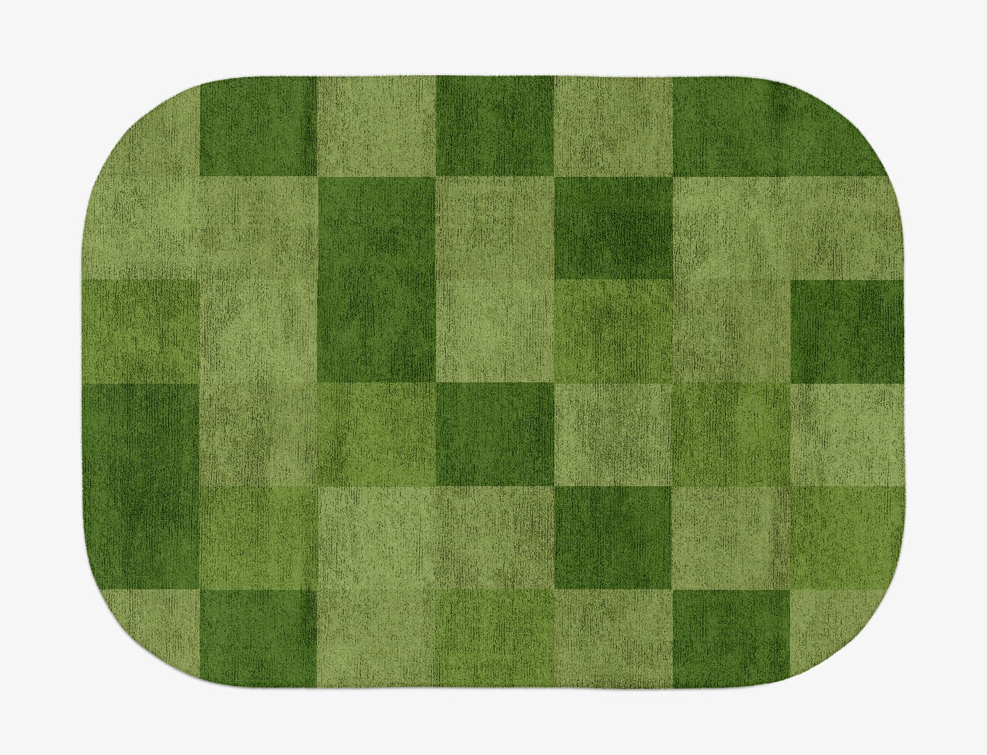 Seahorse Geometric Oblong Hand Tufted Bamboo Silk Custom Rug by Rug Artisan