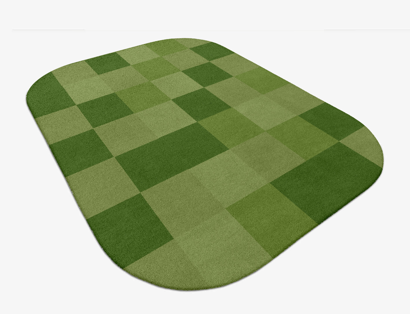 Seahorse Geometric Oblong Hand Tufted Pure Wool Custom Rug by Rug Artisan