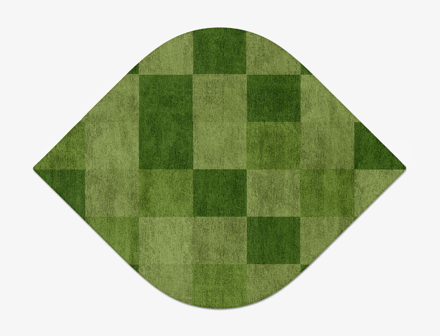 Seahorse Geometric Ogee Hand Tufted Bamboo Silk Custom Rug by Rug Artisan