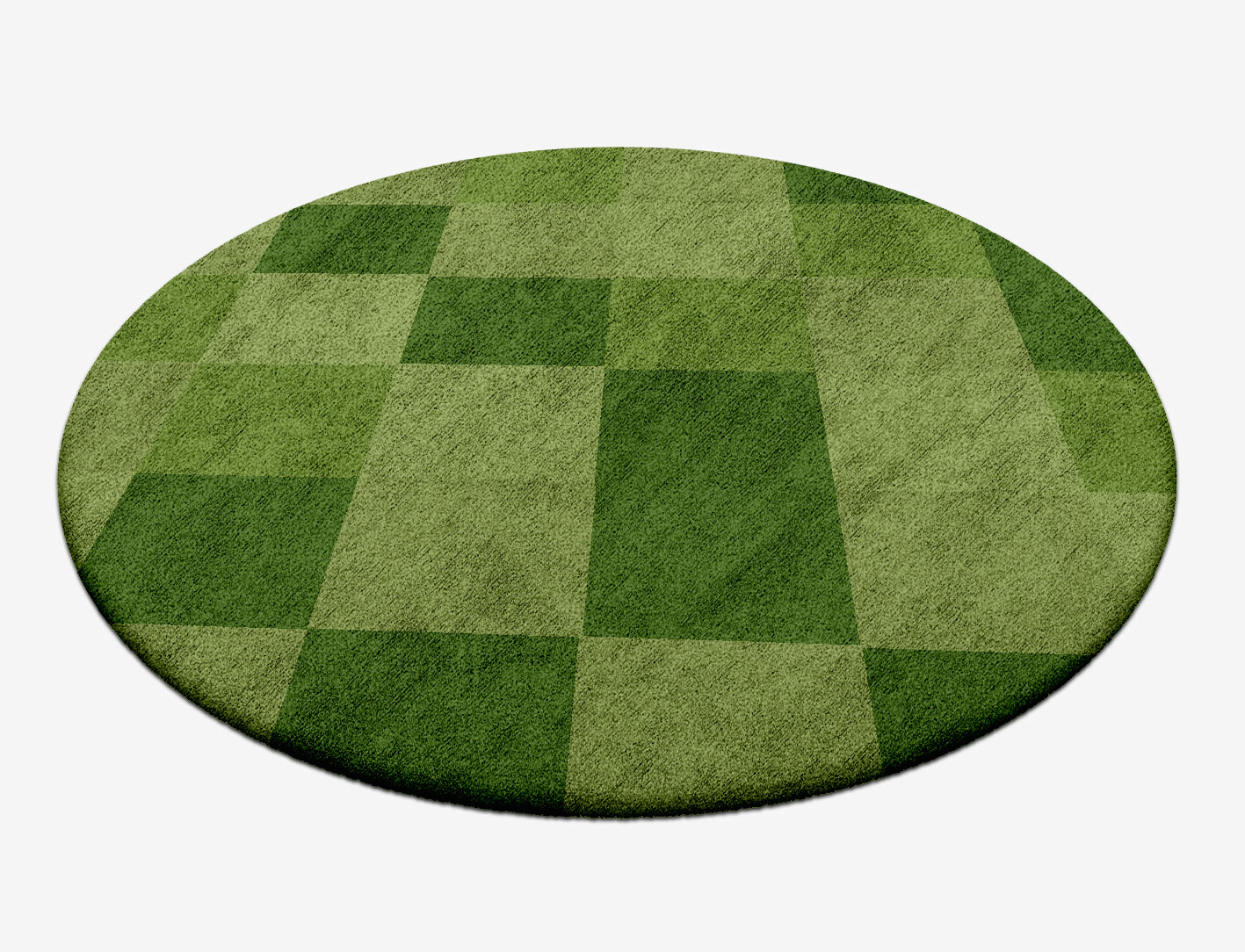 Seahorse Geometric Round Hand Tufted Bamboo Silk Custom Rug by Rug Artisan