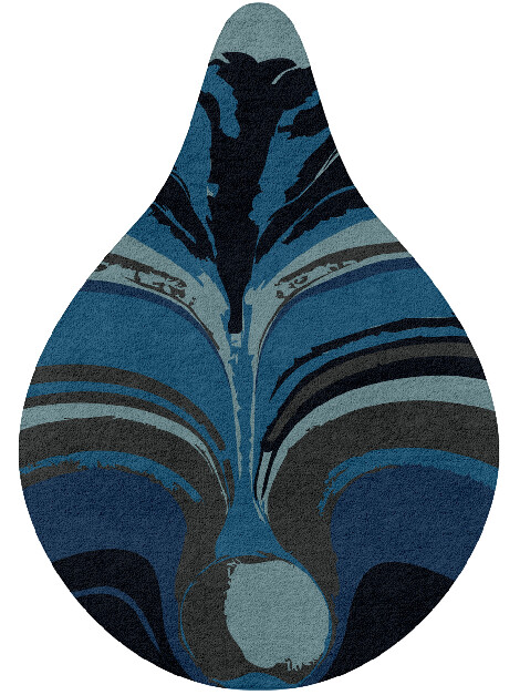 Seamount Modern Art Drop Hand Tufted Pure Wool Custom Rug by Rug Artisan