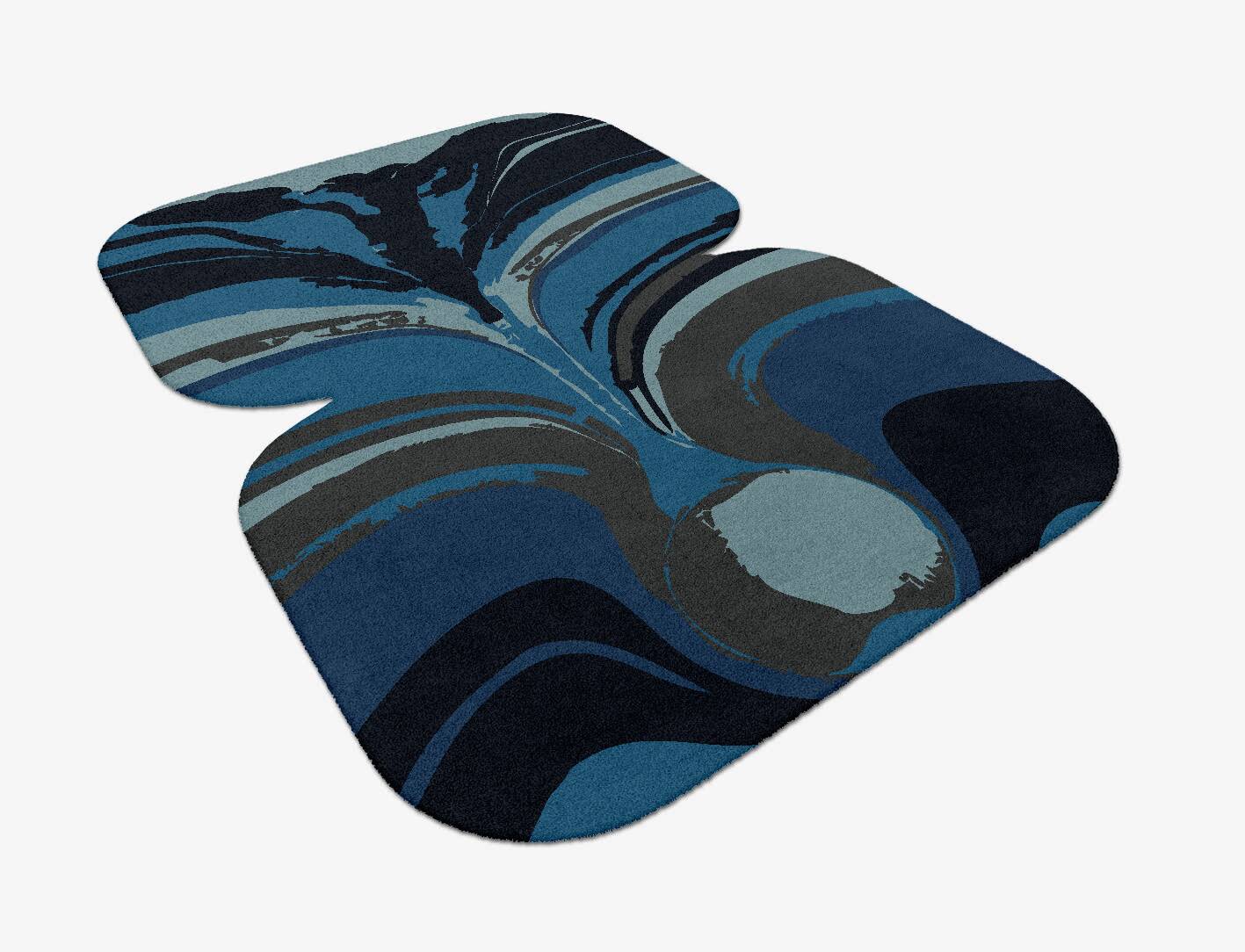 Seamount Modern Art Eight Hand Tufted Pure Wool Custom Rug by Rug Artisan