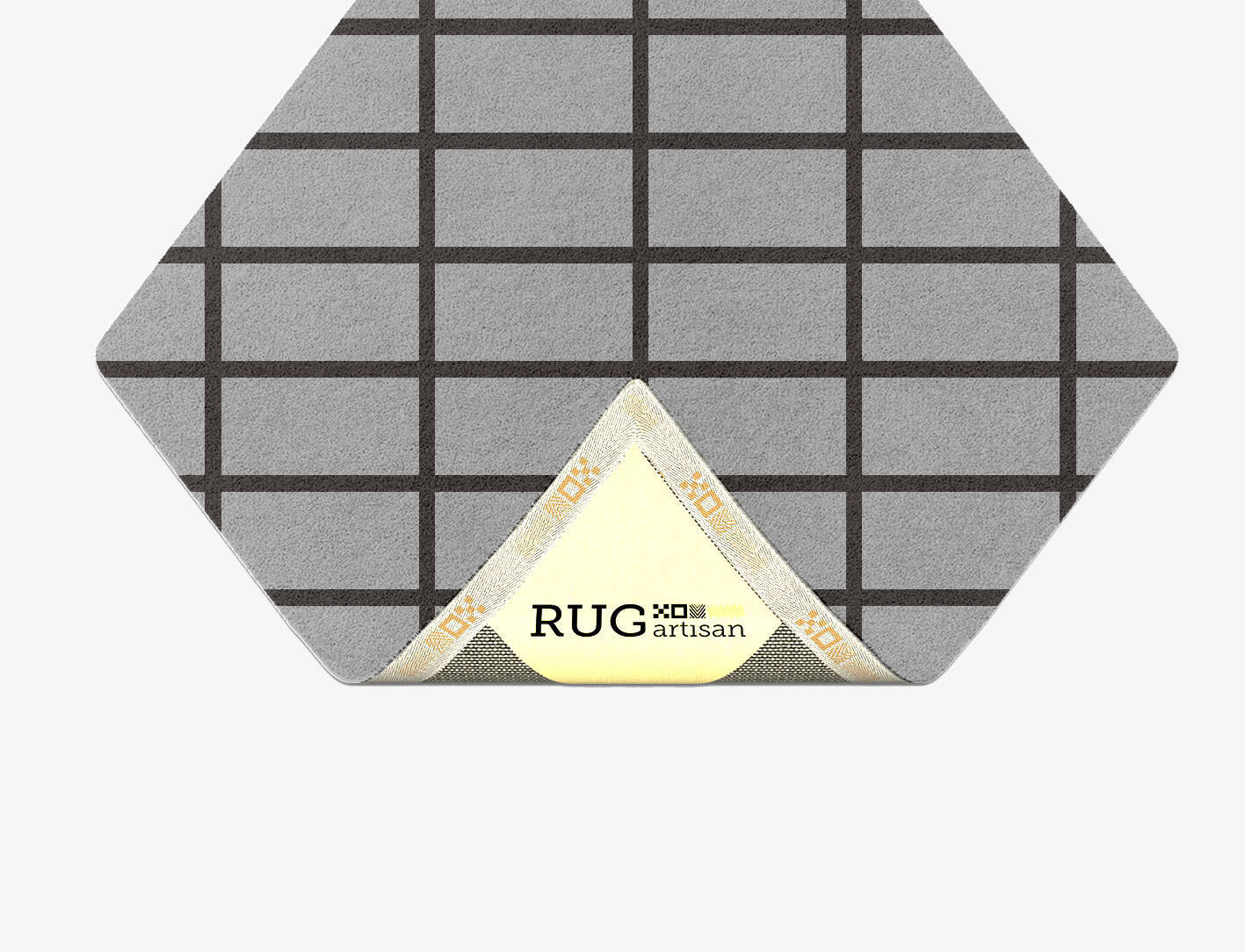Sector Geometric Diamond Hand Tufted Pure Wool Custom Rug by Rug Artisan