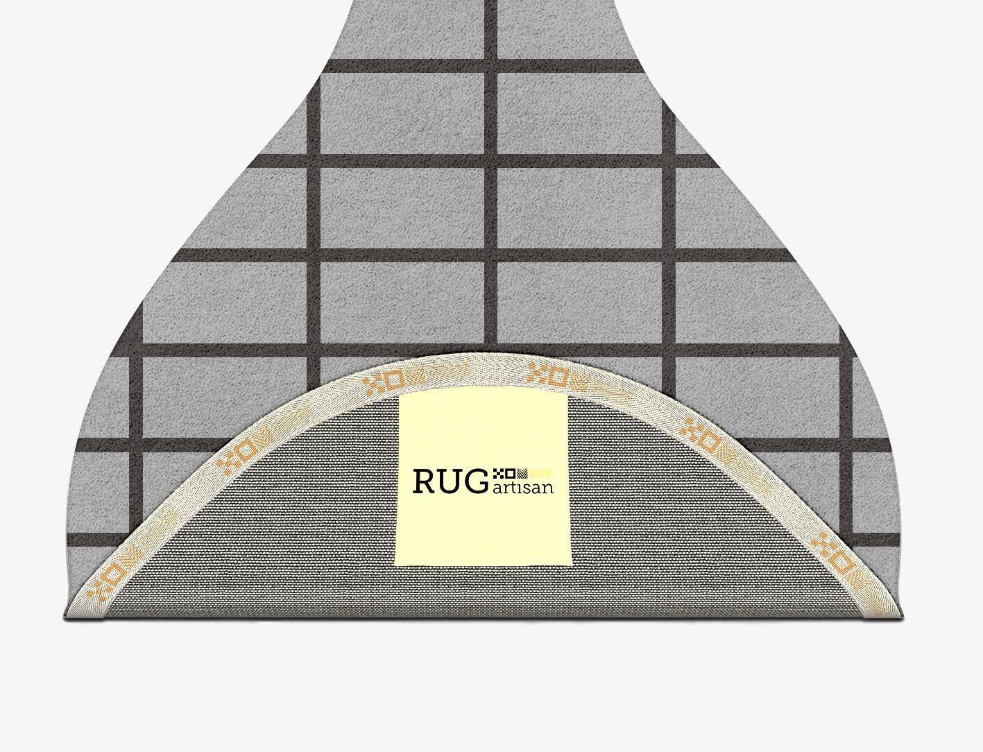 Sector Geometric Drop Hand Tufted Pure Wool Custom Rug by Rug Artisan