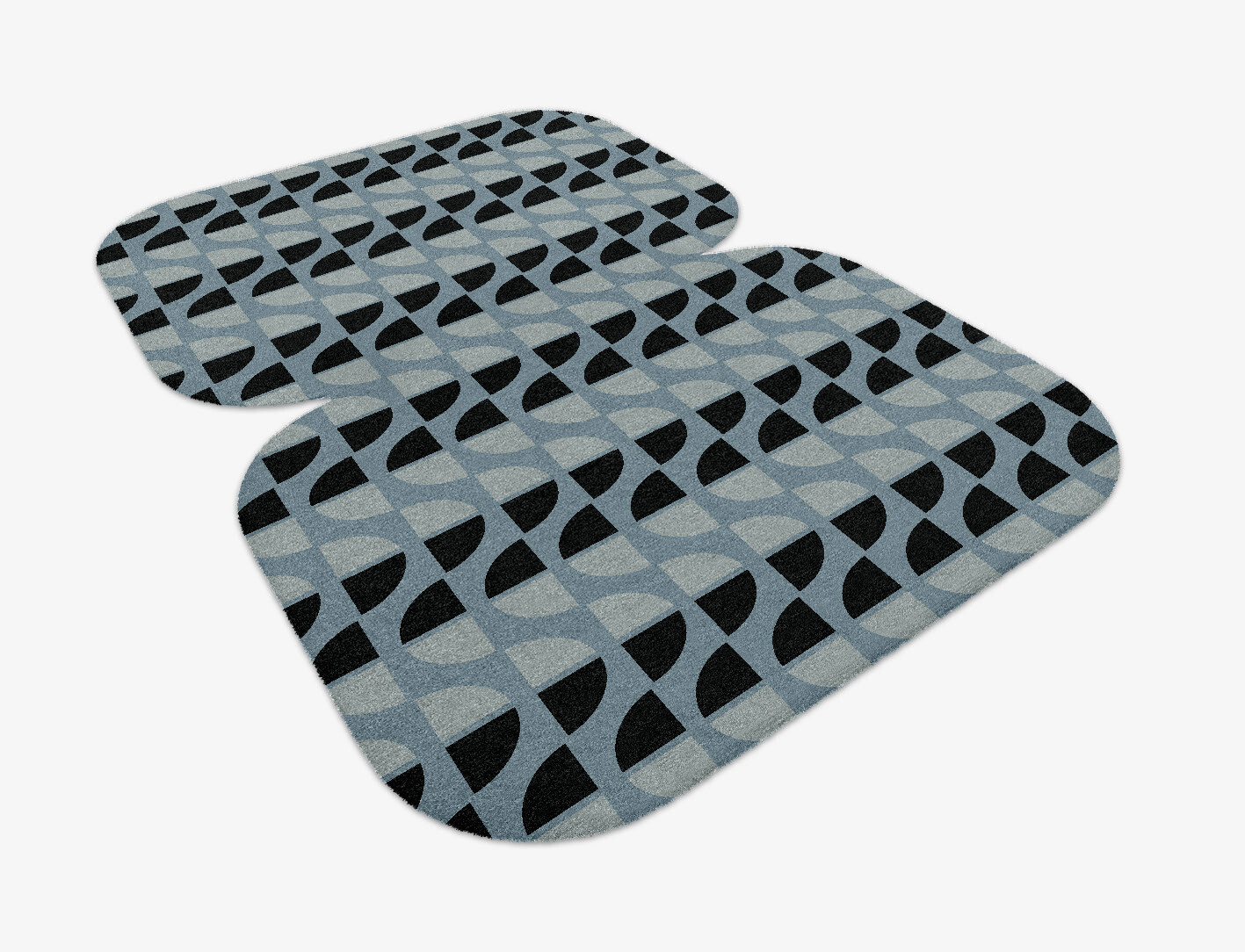 Sectors Geometric Eight Hand Knotted Tibetan Wool Custom Rug by Rug Artisan