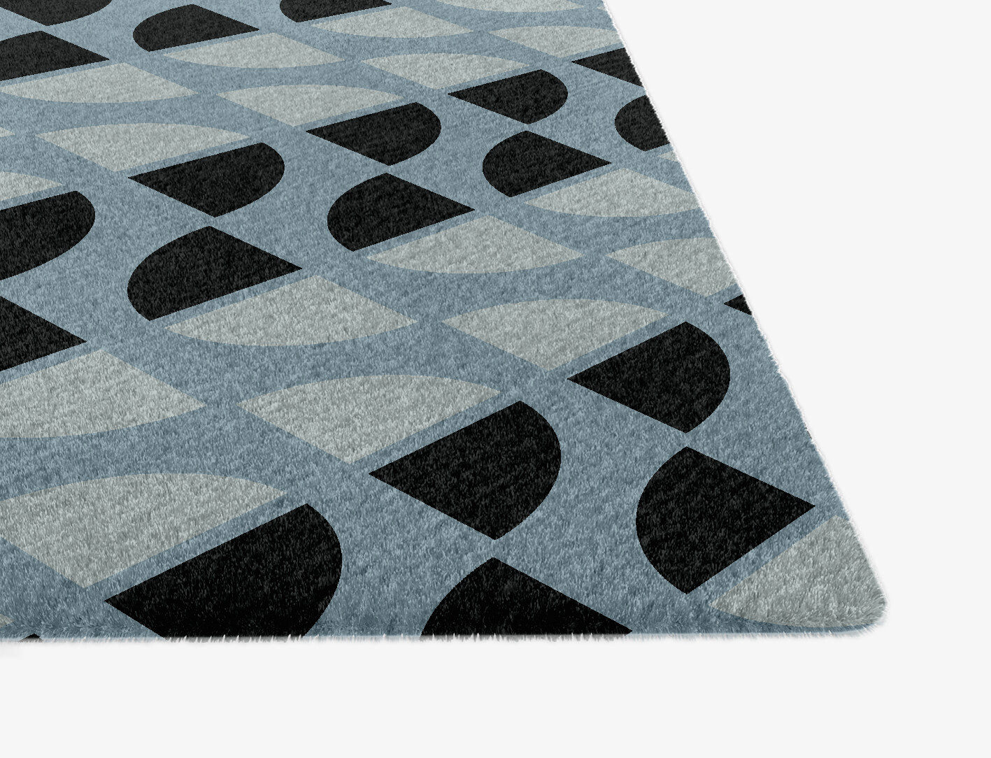 Sectors Geometric Ogee Hand Knotted Tibetan Wool Custom Rug by Rug Artisan