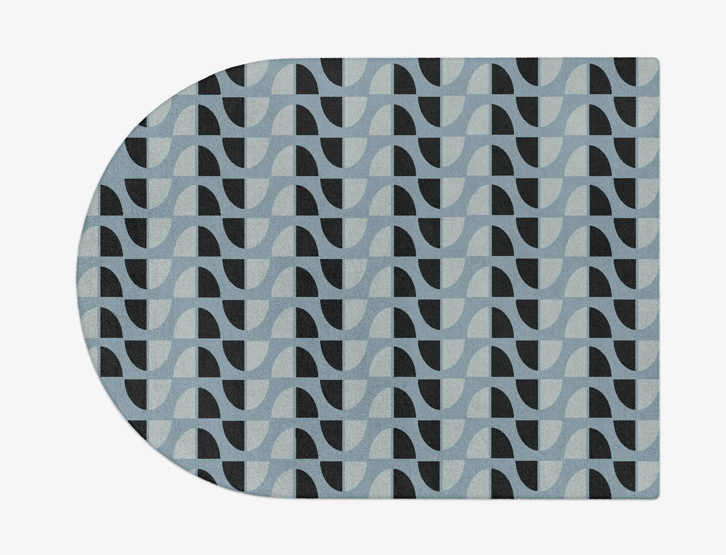 Sectors Geometric Arch Hand Tufted Pure Wool Custom Rug by Rug Artisan