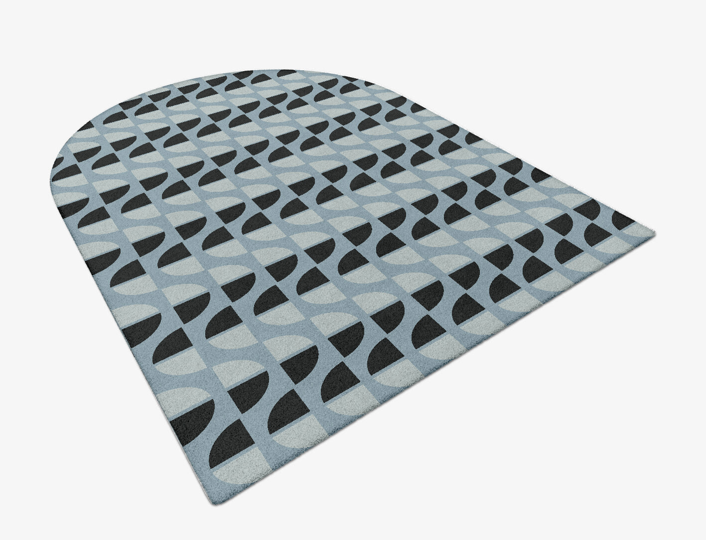 Sectors Geometric Arch Hand Tufted Pure Wool Custom Rug by Rug Artisan
