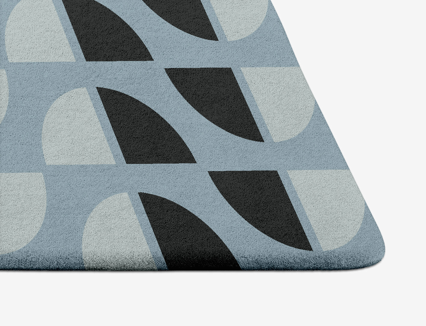 Sectors Geometric Arch Hand Tufted Pure Wool Custom Rug by Rug Artisan