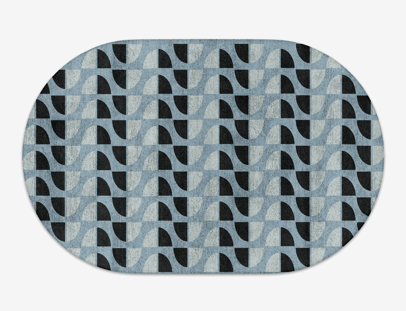 Sectors Geometric Capsule Hand Tufted Bamboo Silk Custom Rug by Rug Artisan