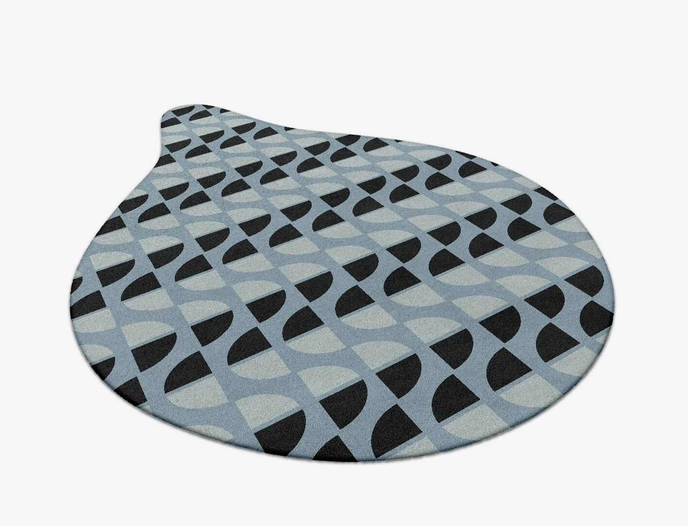 Sectors Geometric Drop Hand Tufted Pure Wool Custom Rug by Rug Artisan
