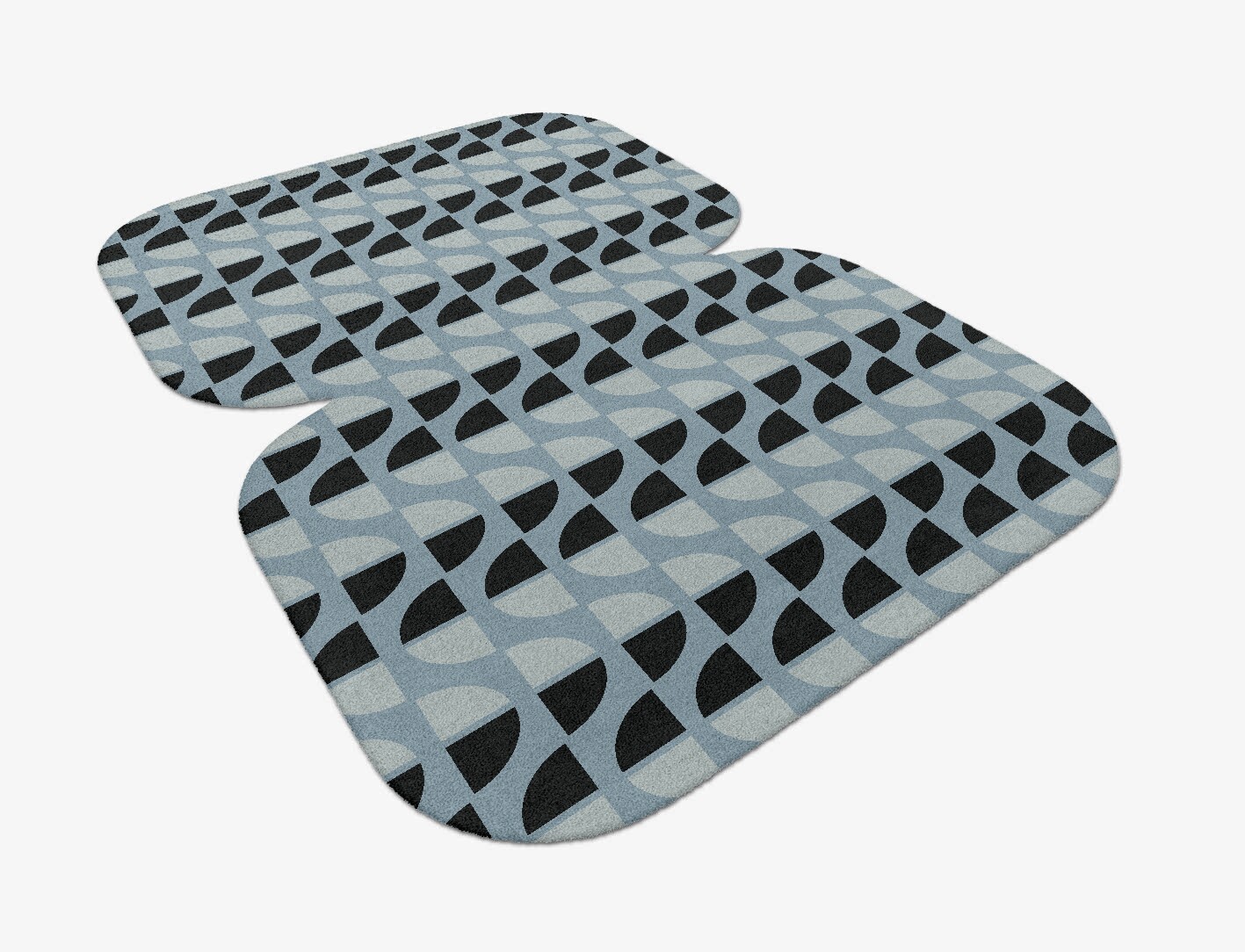 Sectors Geometric Eight Hand Tufted Pure Wool Custom Rug by Rug Artisan