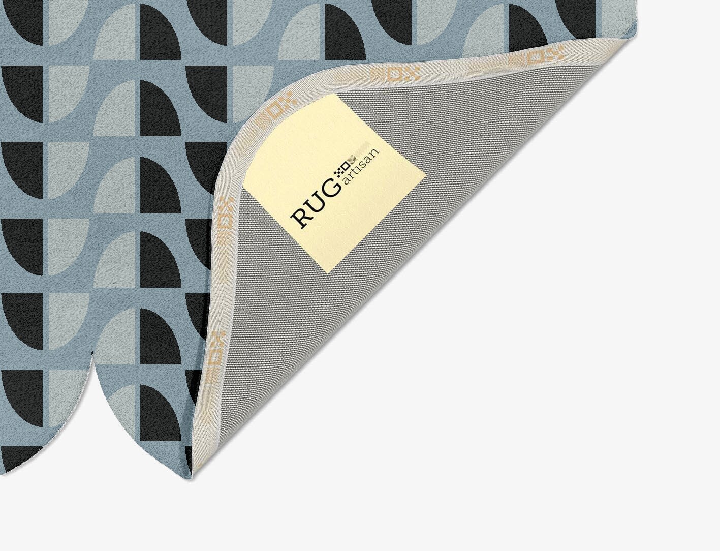 Sectors Geometric Eight Hand Tufted Pure Wool Custom Rug by Rug Artisan