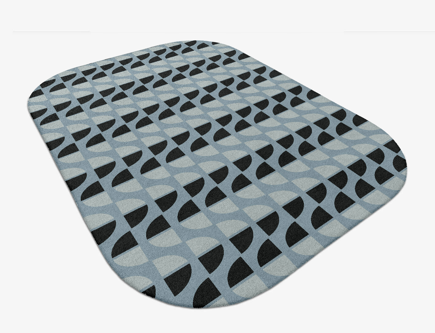 Sectors Geometric Oblong Hand Tufted Pure Wool Custom Rug by Rug Artisan