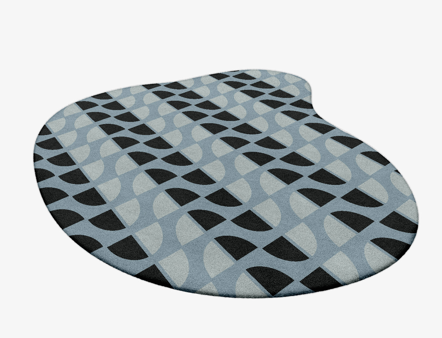 Sectors Geometric Splash Hand Tufted Pure Wool Custom Rug by Rug Artisan
