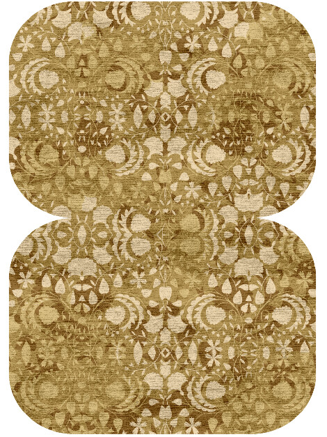 Sedge Floral Eight Hand Knotted Bamboo Silk Custom Rug by Rug Artisan