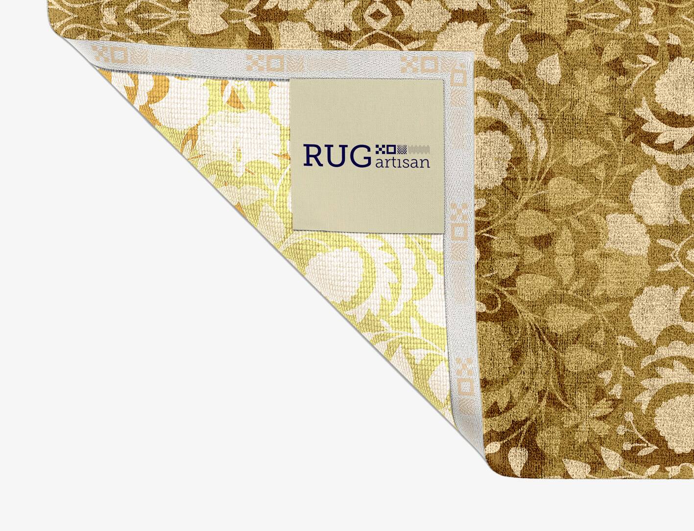 Sedge Floral Rectangle Hand Knotted Bamboo Silk Custom Rug by Rug Artisan