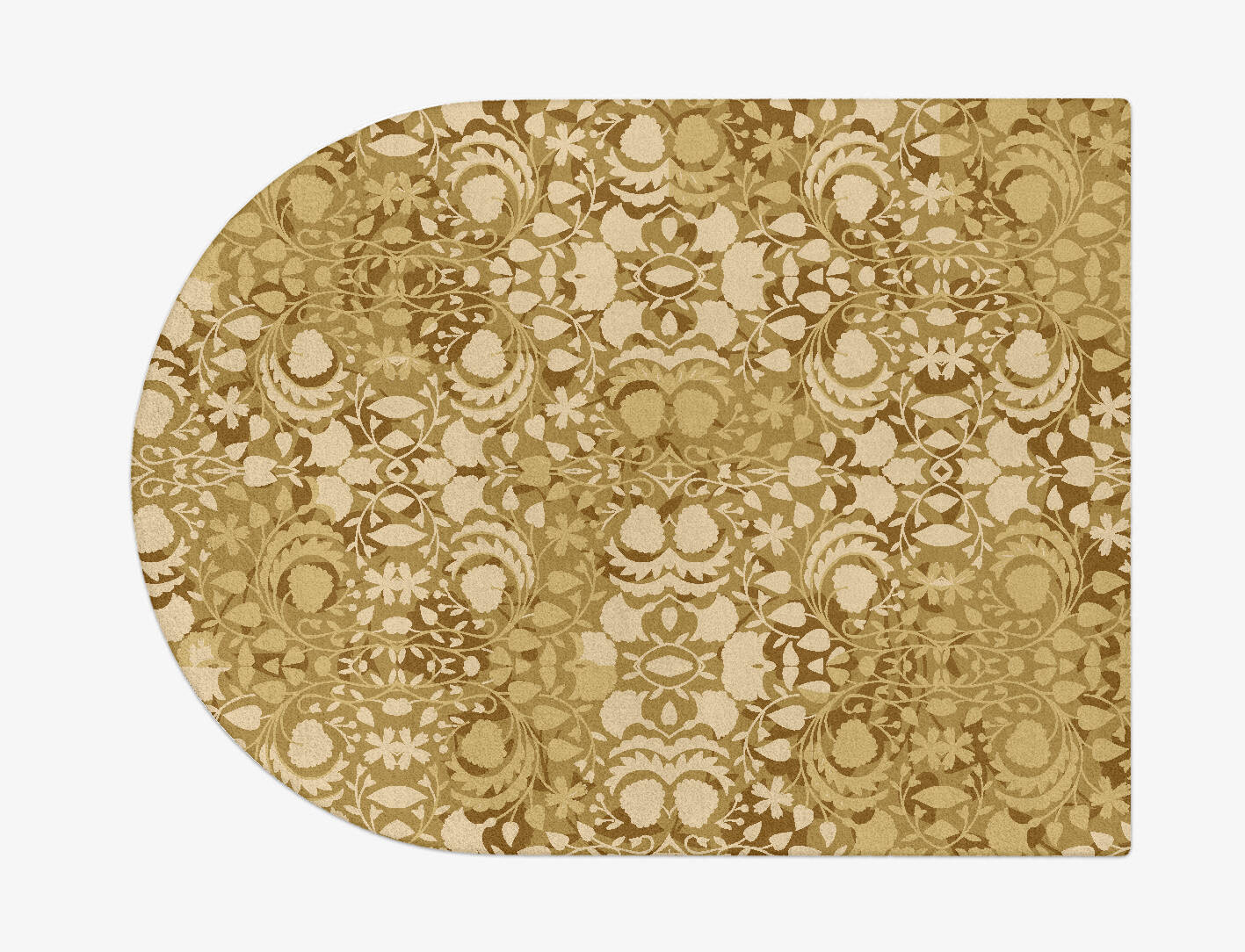 Sedge Floral Arch Hand Tufted Pure Wool Custom Rug by Rug Artisan