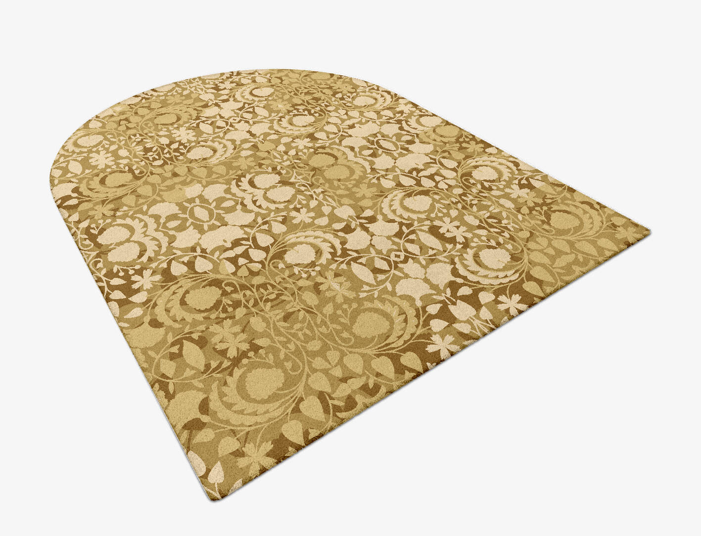 Sedge Floral Arch Hand Tufted Pure Wool Custom Rug by Rug Artisan