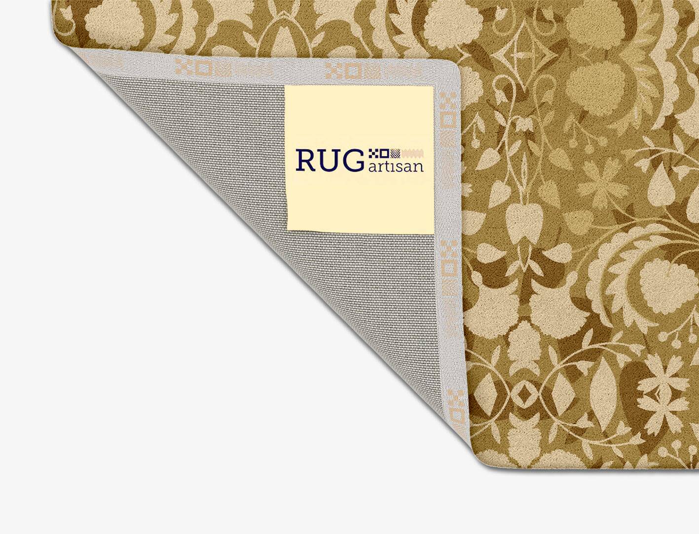 Sedge Floral Square Hand Tufted Pure Wool Custom Rug by Rug Artisan