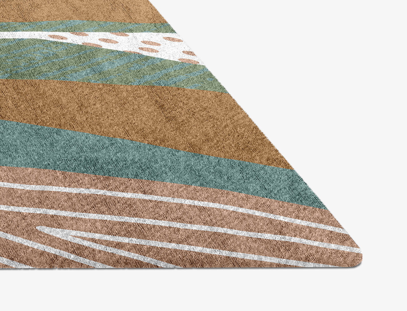 Seguine Field of Flowers Diamond Hand Knotted Bamboo Silk Custom Rug by Rug Artisan