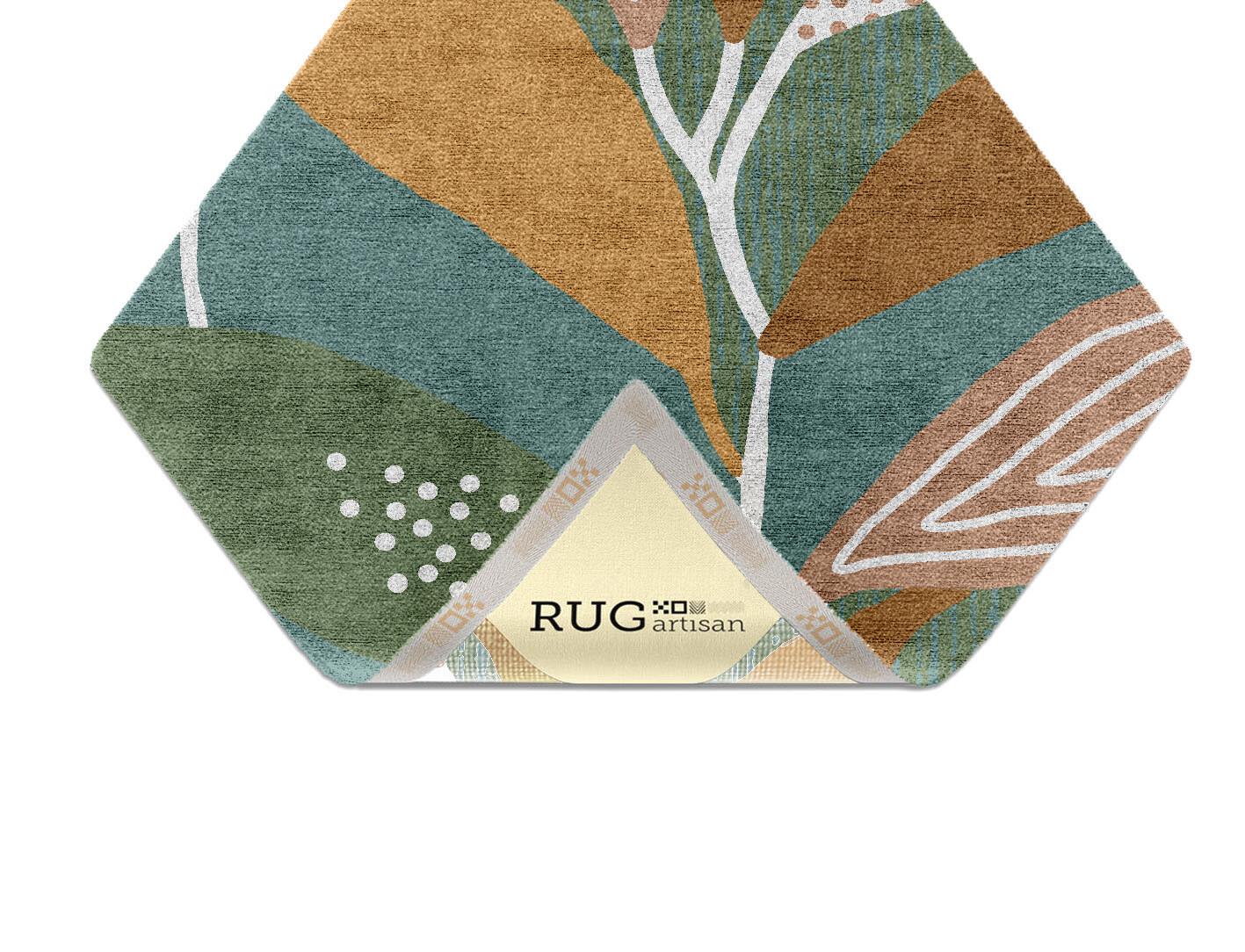 Seguine Field of Flowers Diamond Hand Knotted Bamboo Silk Custom Rug by Rug Artisan
