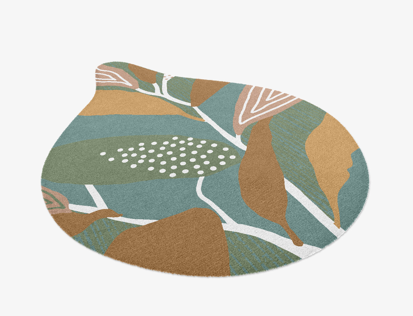 Seguine Field of Flowers Drop Hand Knotted Tibetan Wool Custom Rug by Rug Artisan