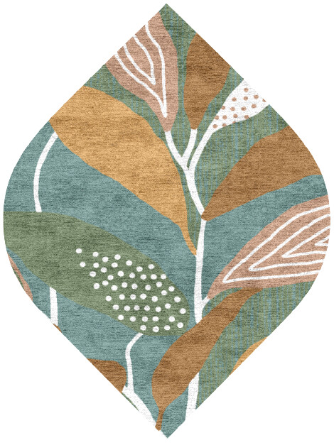 Seguine Ogee Hand Knotted Bamboo Silk custom handmade rug