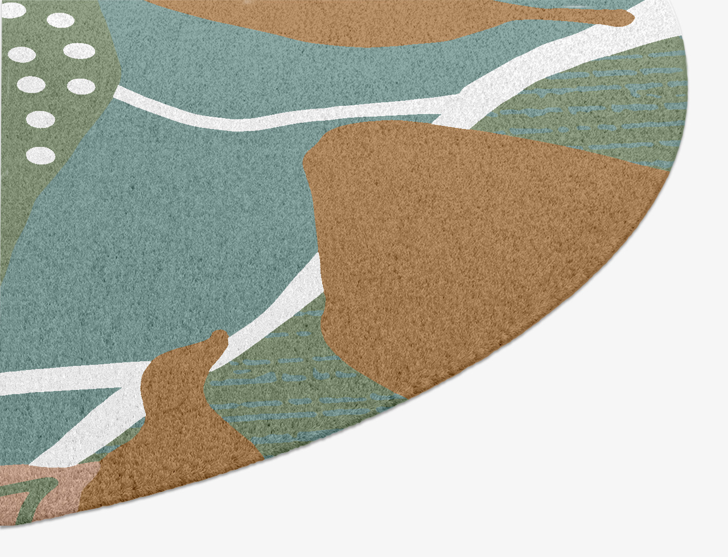 Seguine Field of Flowers Oval Hand Knotted Tibetan Wool Custom Rug by Rug Artisan