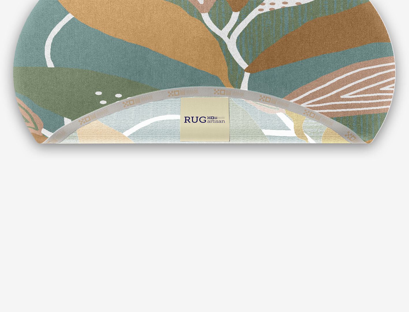 Seguine Field of Flowers Oval Hand Knotted Tibetan Wool Custom Rug by Rug Artisan