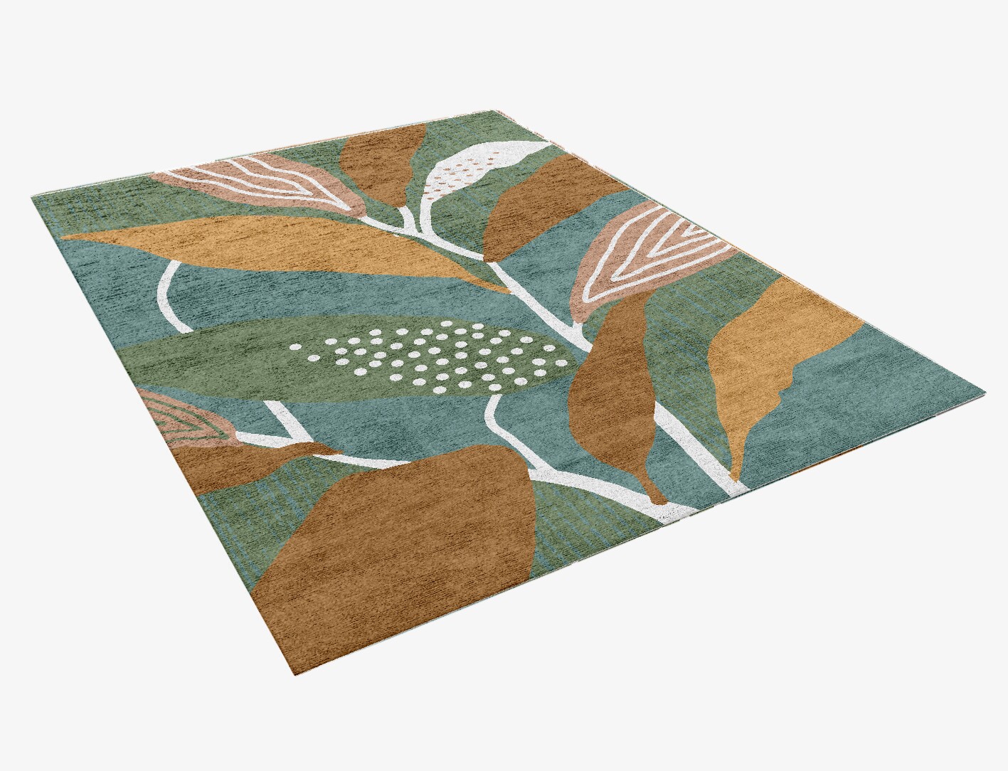 Seguine Field of Flowers Rectangle Hand Knotted Bamboo Silk Custom Rug by Rug Artisan