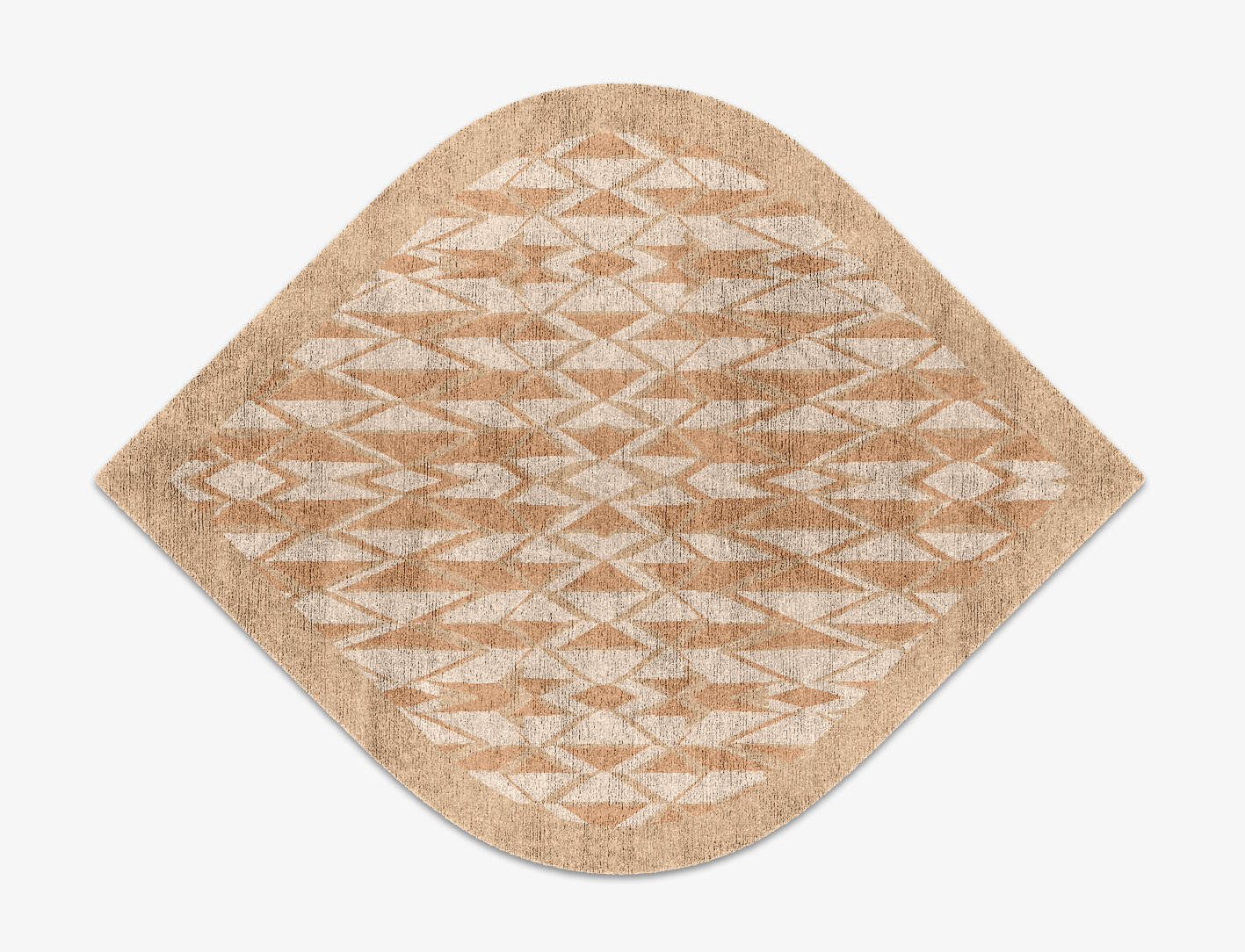 Sekkei Origami Ogee Hand Knotted Bamboo Silk Custom Rug by Rug Artisan