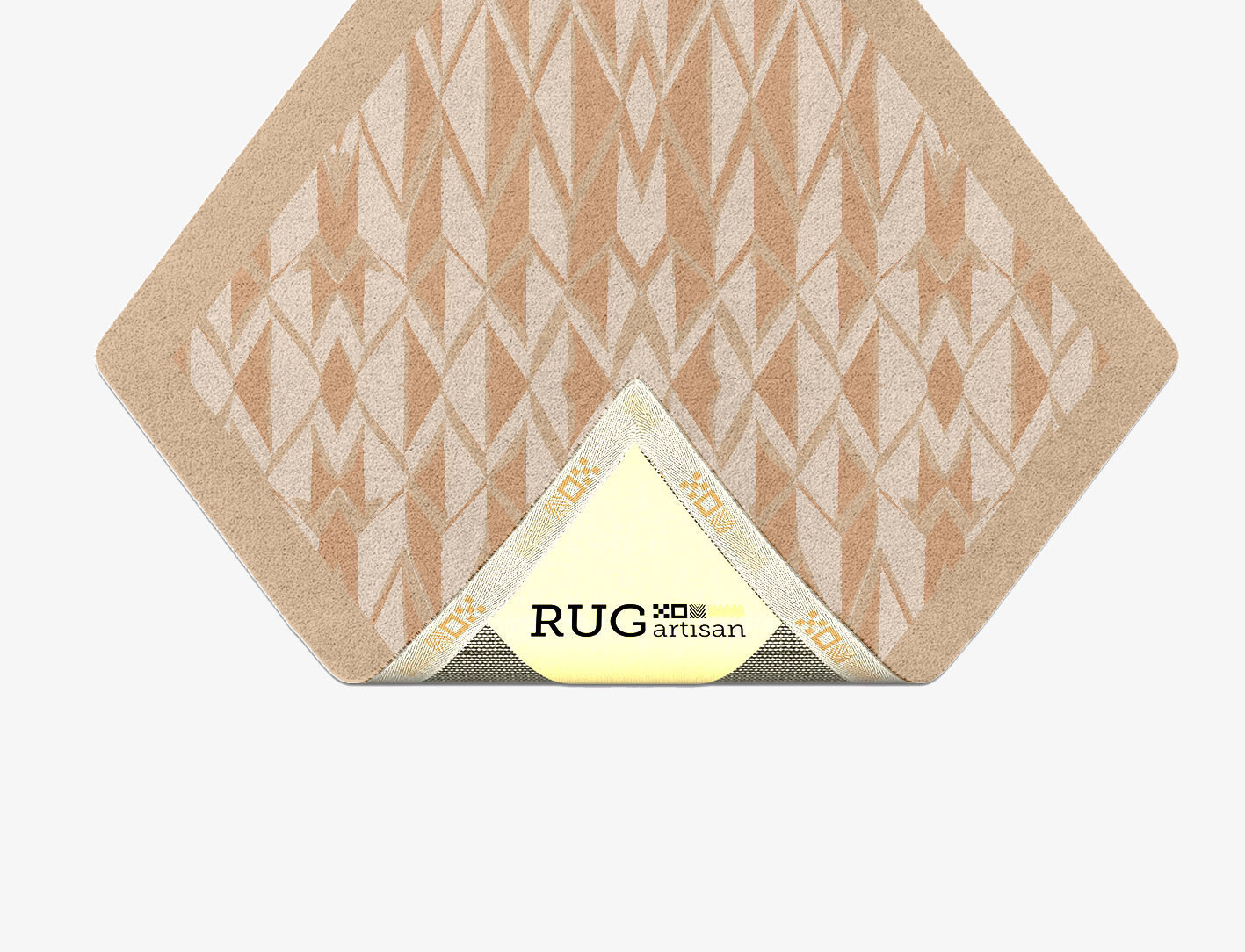 Sekkei Origami Diamond Hand Tufted Pure Wool Custom Rug by Rug Artisan